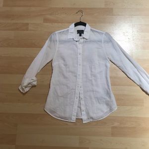 J Crew linen button down shirt